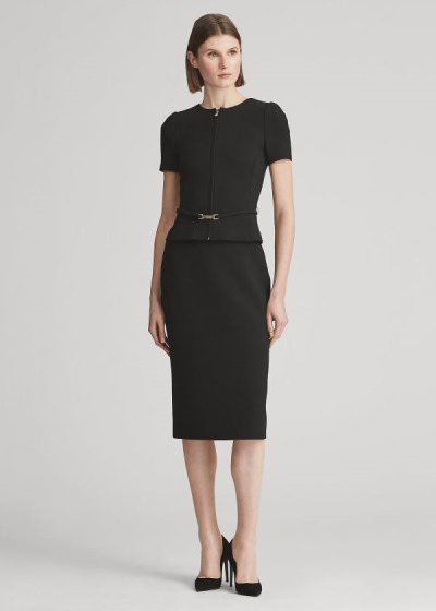 Women's Ralph Lauren Cindy Stretch Wool Crepe Skirts | 126470SOU